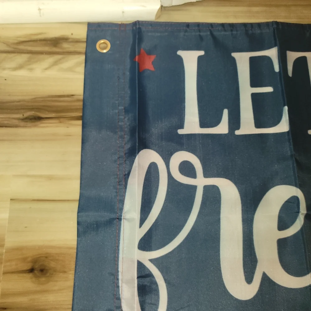 NWT Let Freedom Ring Outdoor Flag